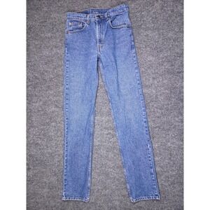 Vintage Levi's 505 Regular Fit Jeans Mens W32 L36 Blue Made in USA 90s Denim